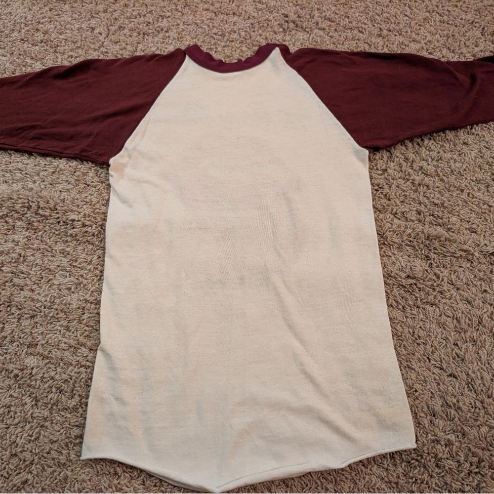 Vintage 1981 The Rolling Stones Tour Raglan Tee Russell Athletic Youth L - Picture 2 of 7